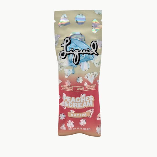 Coastal Remedies - Peaches and Cream | 1g Cured Resin Diamond Disposable | Liquid - 1