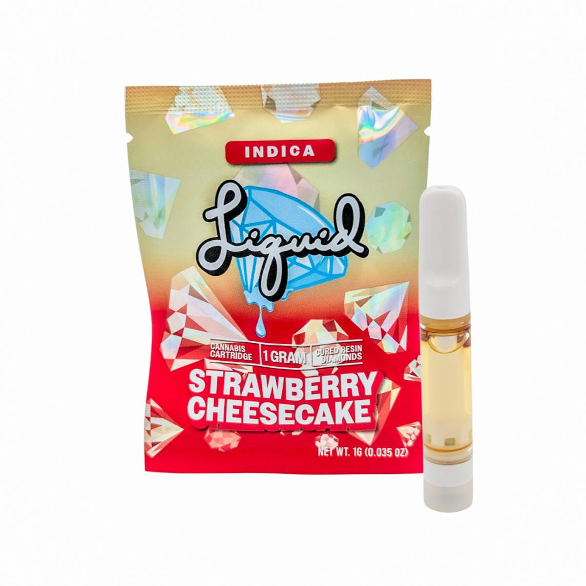 Coastal Remedies - Strawberry Cheesecake | Liquid | 1g Cured Diamond Cartridge - 1