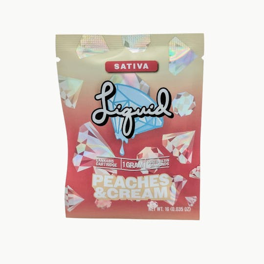 Coastal Remedies - Peaches n' Cream | 1g Cured Diamond Cartridge | Liquid - 1