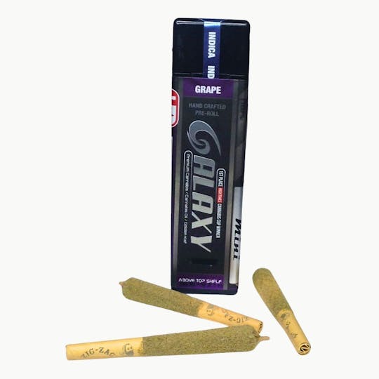 Galaxy - Grape 3-Pack 0.5g Live Resin Infused Prerolls - 1