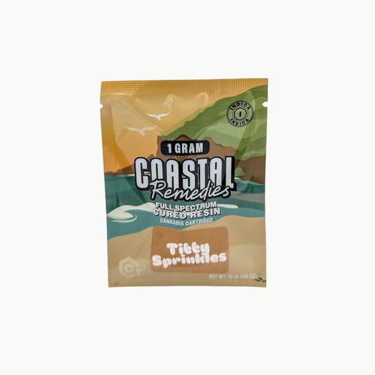 Coastal Remedies - Titty Sprinkles | 1g Cured Resin Cartridge | Coastal Remedies - 1