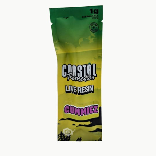 Coastal Remedies - Gummiez | 1g Live Resin Disposable | Coastal Remedies - 1