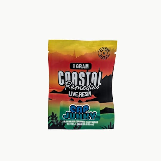 Coastal Remedies - Cap Junky | Live Resin Cartridge - 1g - 1