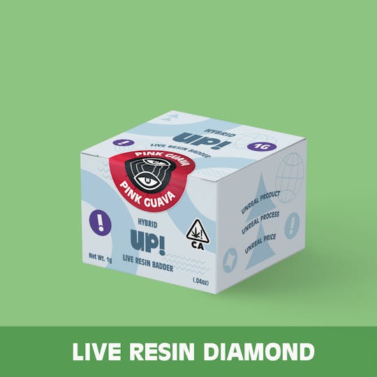 UP! - Pink Guava (Hybrid) Badder - 1