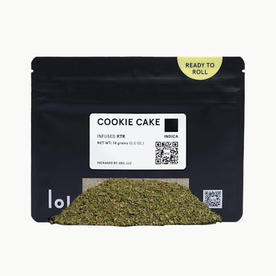 lolo - Cookie Cake | Indoor Kief Infused Ready To Roll | 14g - 1
