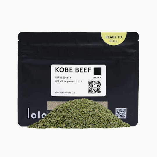 lolo - Kobe Beef | Indoor Kief Infused Ready To Roll | 14g - 1
