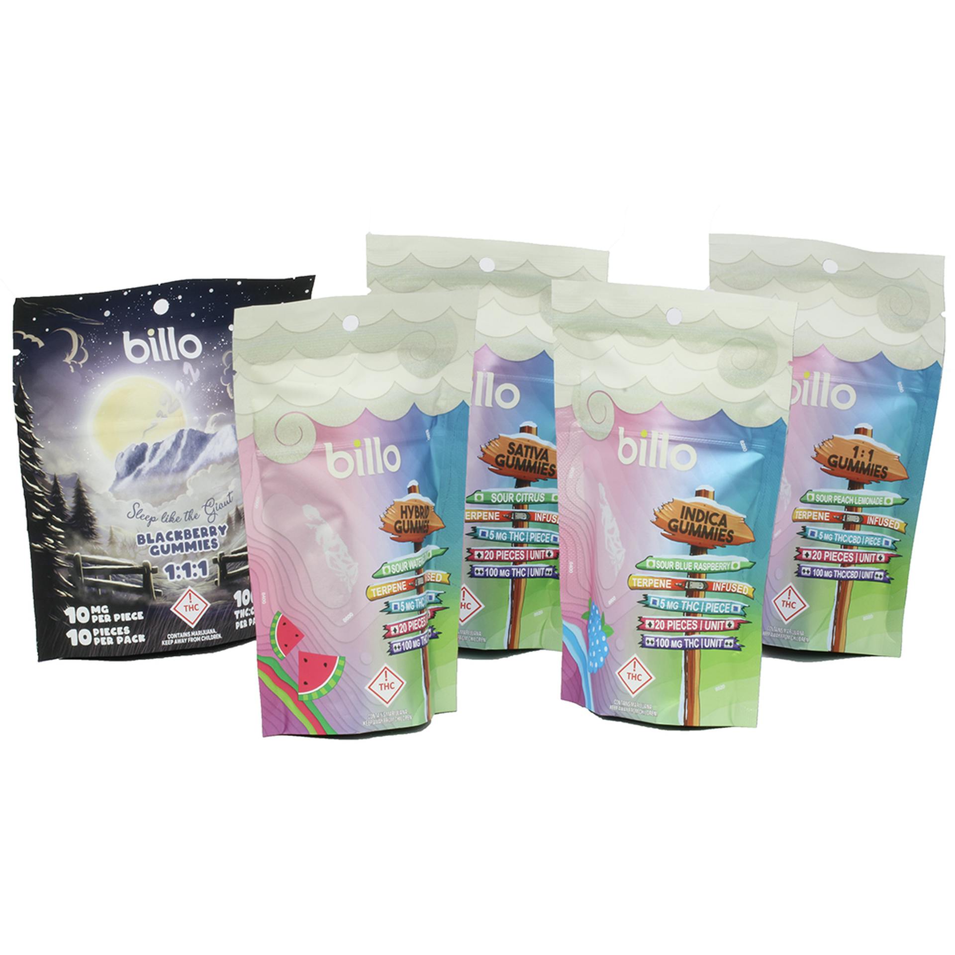 Billo - Billo | 1:1 Sour Peach Lemonade | Gummy | 20pk - 1