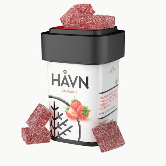 HAVN Extracts LLC - Strawberry Gummies | 1:1 THC:CBD - 1