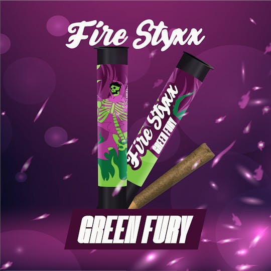 Glorious Cannabis Company - 1G Fire Styxx | Green Fury | Glorious Cannabis Co. - 1