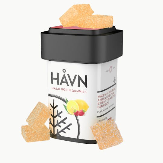 HAVN Extracts LLC - Raspberry Lemonade Hash Rosin Gummies - 1