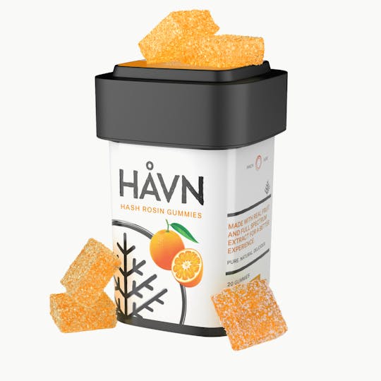 HAVN Extracts LLC - Tangerine Hash Rosin Gummies - 1