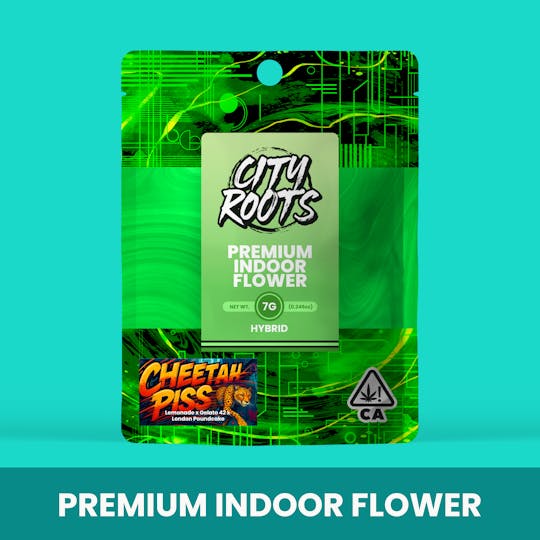 City Roots - Cheetah Piss (Hybrid) Premium Flower 7g - 1
