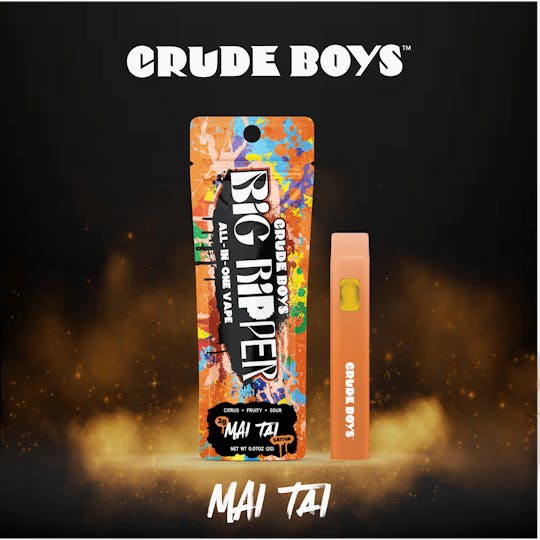 Crude Boys Concentrates - New 2g Big Ripper - All In One - Mai Tai (Sativa) - 1