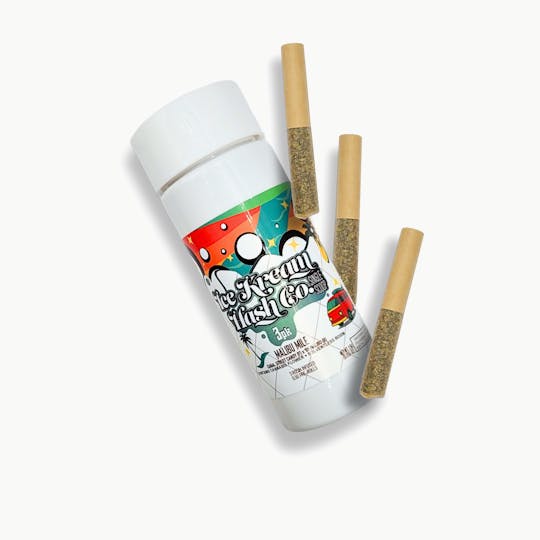 Ice Kream Hash Co. - IKHCO | Malibu Mile | Rosin Infused PRJ | Single Scoop 3pk | 1.5g - 1