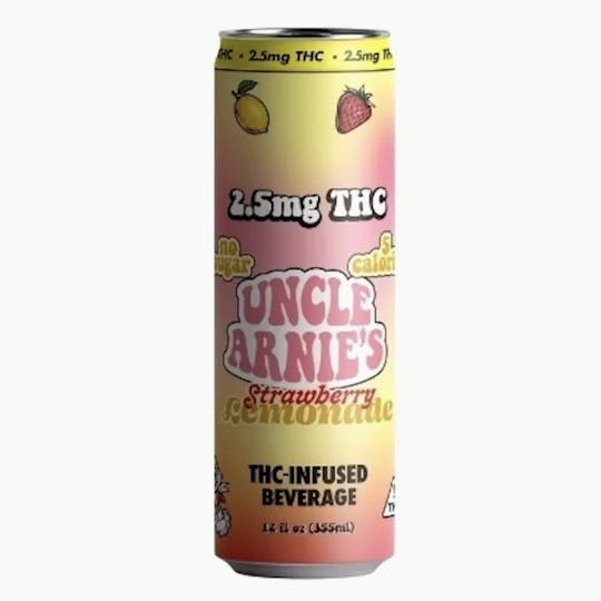Uncle Arnies - Uncle Arnies 2.5mg THC Infused Strawberry Lemonade - 1