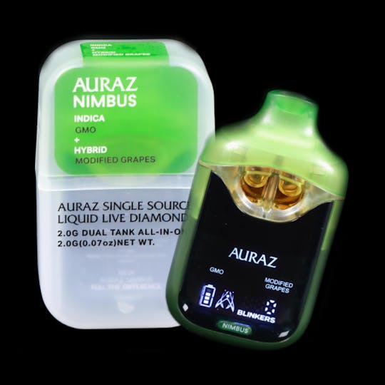Auraz - GMO & Modified Grapes | Liquid Diamond Dual Tank | 2g - 1