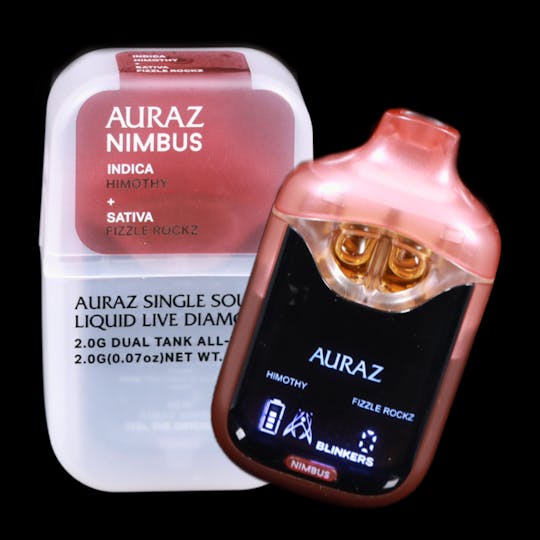 Auraz - Himothy & Fizzle Rocks | Liquid Diamond Dual Tank | 2g - 1