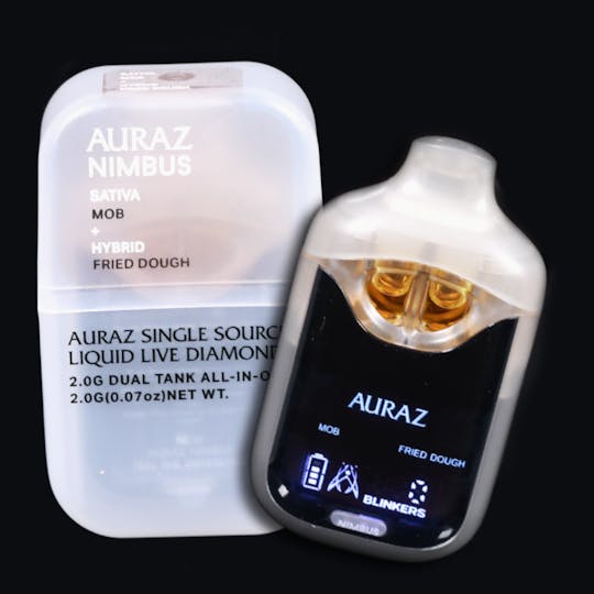 Auraz - Money Over Bitches & Fried Dough | Liquid Diamond Dual Tank | 2g - 1