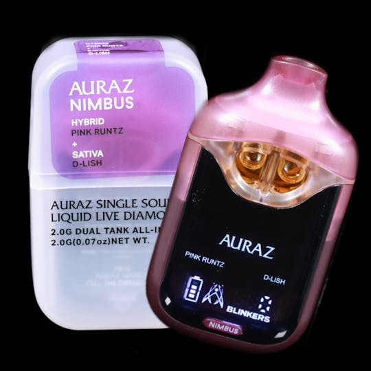 Auraz - Pink Runtz & D-Lish | Liquid Diamond Dual Tank | 2g - 1