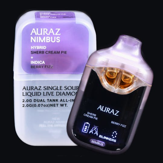 Auraz - Sherb Cream Pie & Berry Fizz | Liquid Diamond Dual Tank | 2g - 1