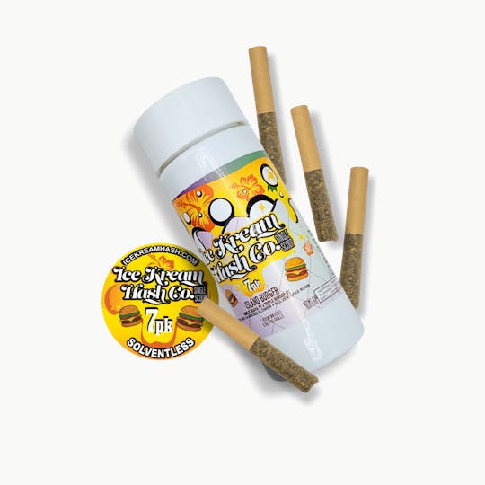 Ice Kream Hash Co. - IKHCO | Island Burger | Rosin Infused PRJ | Single Scoop 7pk | 3.5g - 1