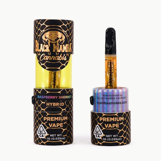Black Mamba Cannabis - Black Mamba Live Resin - Raspberry Sherbet - 1gram - 1