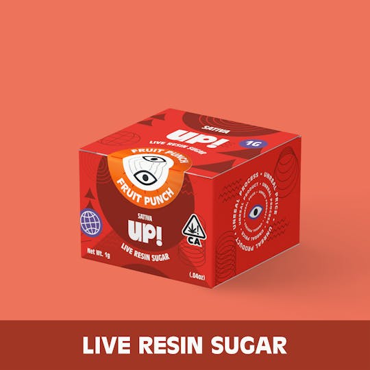 UP! - Fruit Punch (Sativa) Live Resin Sugar 1g - 1