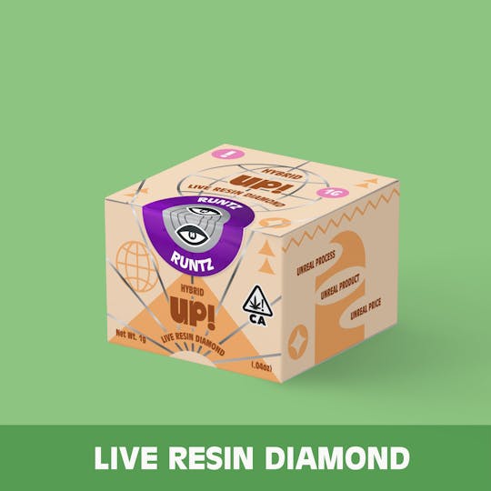 UP! - Runtz (Hybrid) Live Resin Diamond 1g - 1