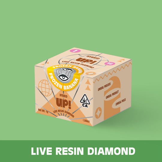 UP! - Frozen Banana (Hybrid) Live Resin Diamond 1g - 1