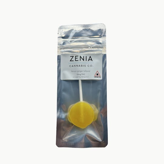 Indico - Lemon Ginger 25mg Lollipop - Zenia - 1