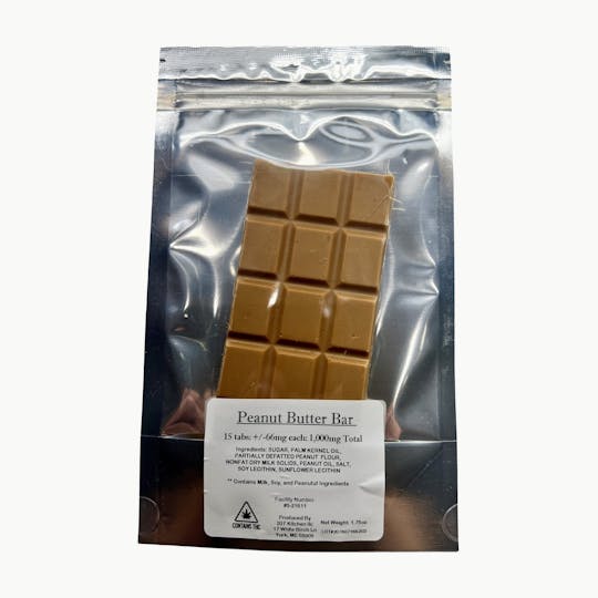 Indico - 1000mg Peanut Butter Bar - 207 Kitchen - 1