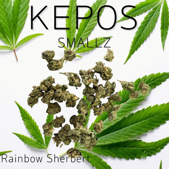 Nu Cannabis Brand - Kepos - Rainbow Sherbert SMALLS 28g - PREMIUM FLOWERS SMALLS - 1