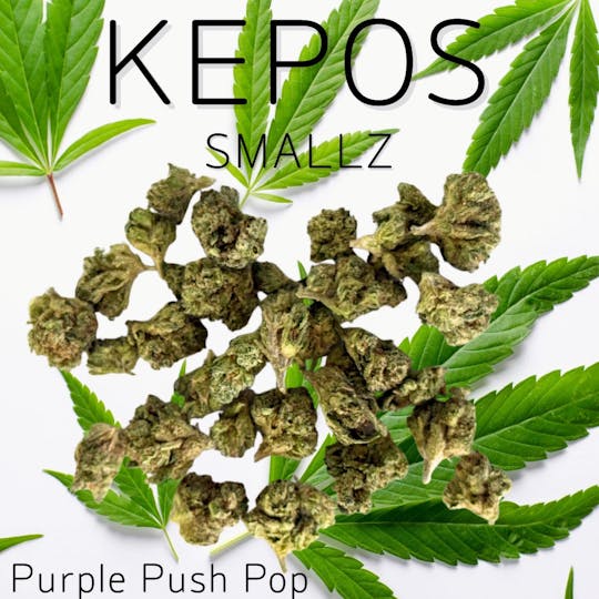 Nu Cannabis Brand - Kepos - Purple Push Pops SMALLS 28g - PREMIUM FLOWERS SMALLS - 1