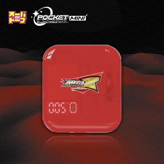 Super Dope - 💫 Pocket Mini Vape- Mega Z (RED) (1g) - 1