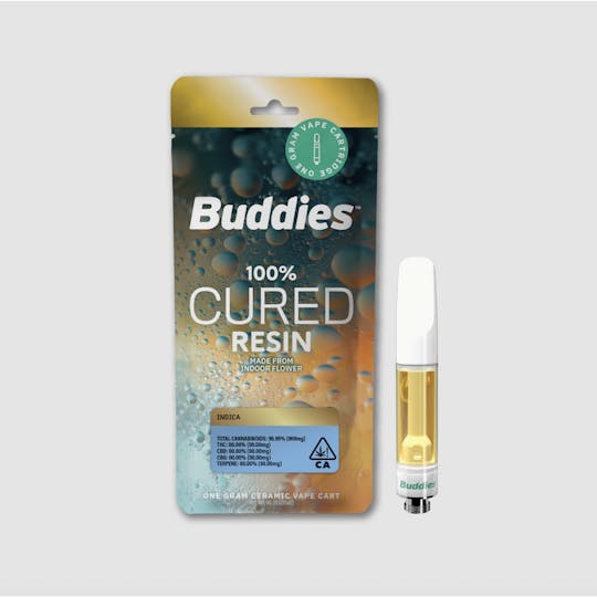 Buddies Brand - Cured Resin | 1g Vape Cartridge | Obama (I) - 1