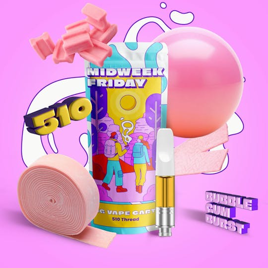 Midweek Friday - Bubble Gum Burst Cartridge | 1g - 1