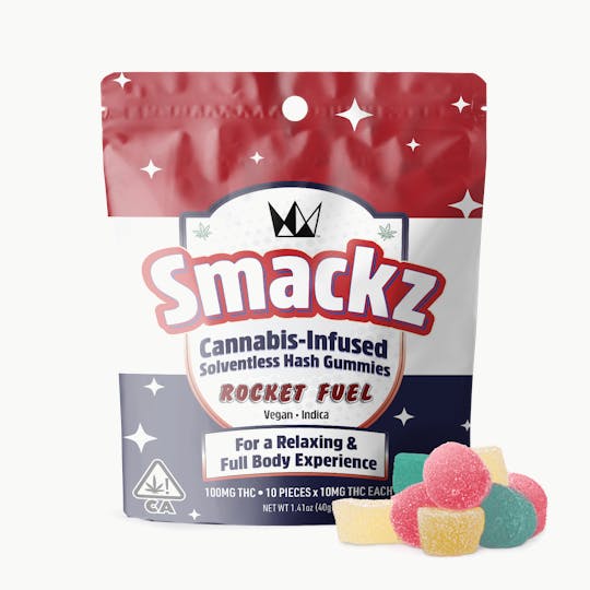 West Coast Cure - Rocket Fuel Flavored Solventless Gummies - 10 x 10mg - 1