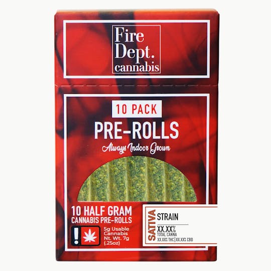 Fire Dept. Cannabis - Fire Dept Cannabis - 10pk - Lemon Cherry Pastries - .5g - 1