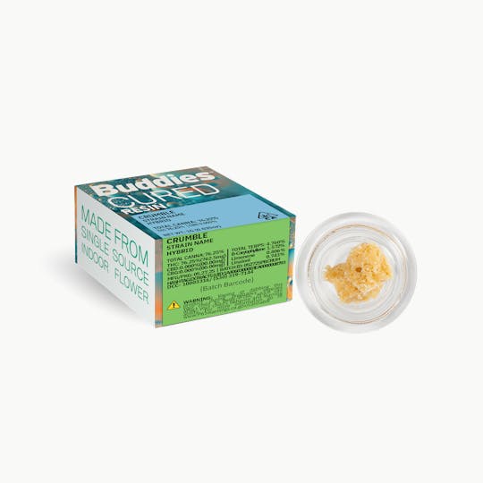 Buddies Brand - Cured Resin Crumble | 1g Dab | Tokyo Cherry Blossom (H) - 1