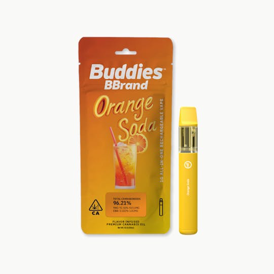 Buddies Brand - BBrand | 1g All-in-One Vape | Orange Soda - 1