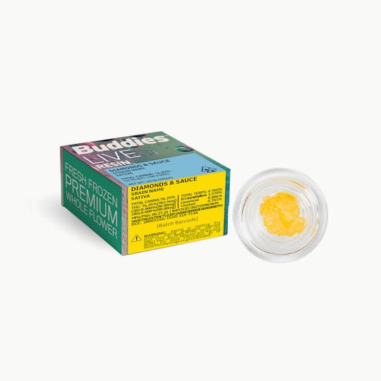 Buddies Brand - Live Resin Diamonds & Sauce | 1g Dab | Granny Treats (S) - 1