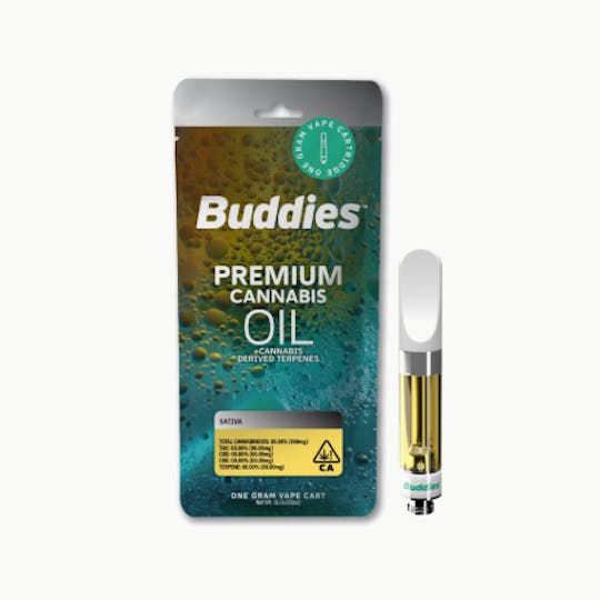 Buddies Brand - PCO + CDT | 1g Vape Cartridge | Pyromaniac (S) - 1