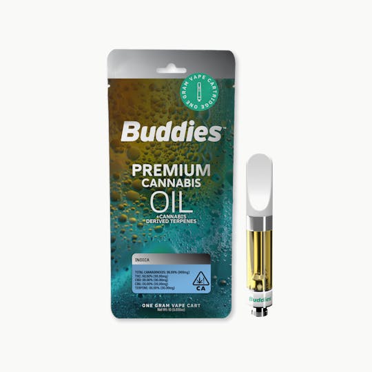 Buddies Brand - PCO + CDT | 1g Vape Cartridge | J Pooh (I) - 1