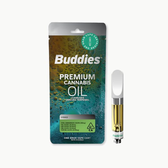 Buddies Brand - PCO + CDT | 1g Vape Cartridge | Banana Bread (H) - 1