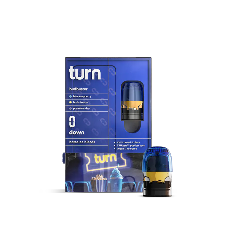 turn Budbuster Blue Pod 1g pod