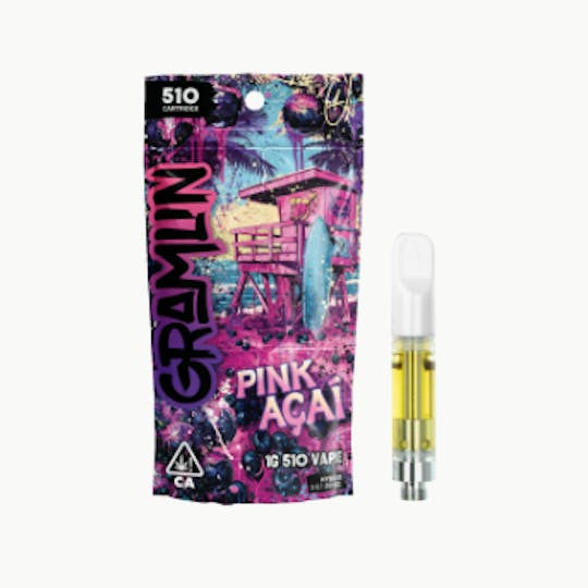 Gramlin - Pink Acai 1g 510 Vape Cartridge - 1