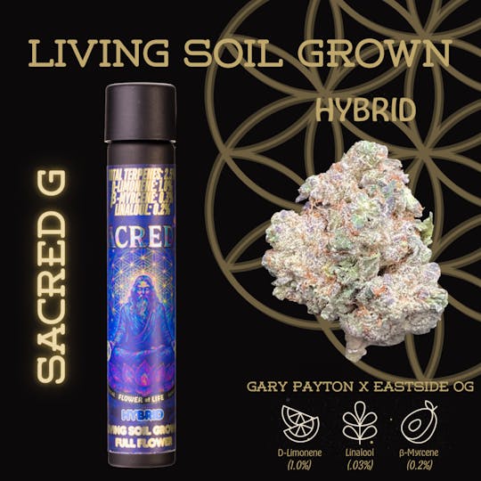 Flower of Life - Sacred G | Preroll | 1g - 1