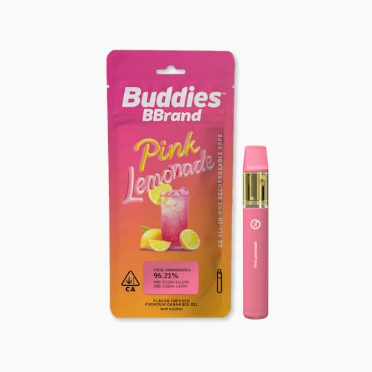 Buddies Brand - BBrand | 1g All-in-One Vape | Pink Lemonade - 1