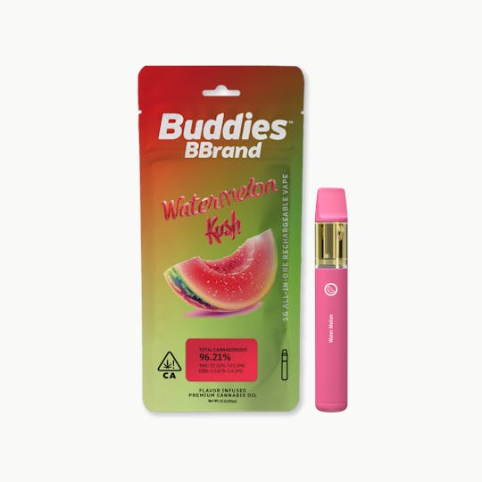 Buddies Brand - BBrand | 1g All-in-One Vape | Watermelon Kush - 1