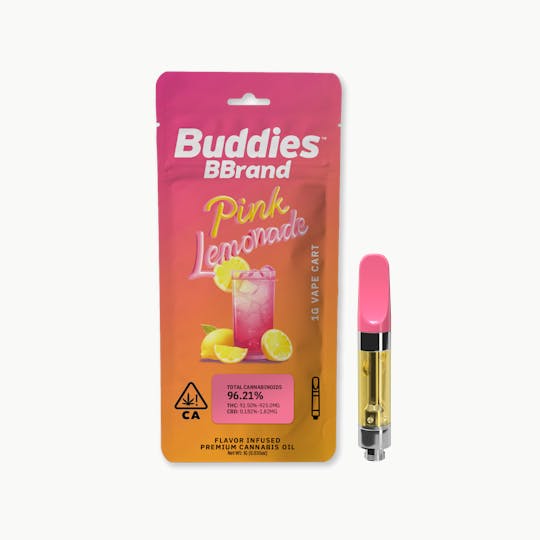 Buddies Brand - BBrand | 1g Vape Cartridge | Pink Lemonade - 1